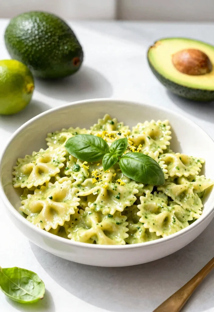 12 Bowtie Pasta Recipes for Fun Shapes and Family Friendly Meals 11. Bowtie Pasta with Creamy Avocado Sauce 0