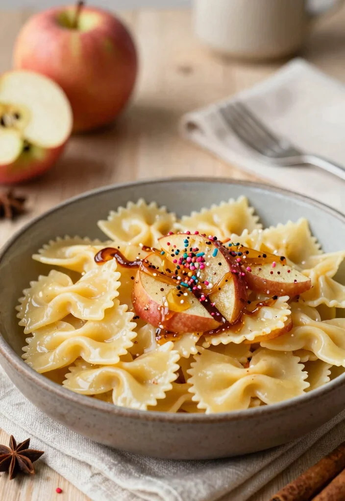 12 Bowtie Pasta Recipes for Fun Shapes and Family Friendly Meals 12. Bowtie Pasta with Apples and Cinnamon 0