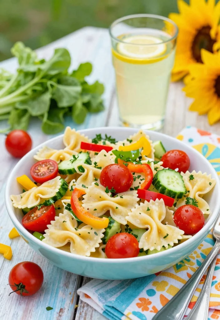12 Bowtie Pasta Recipes for Fun Shapes and Family Friendly Meals 2. Colorful Bowtie Pasta Salad 0