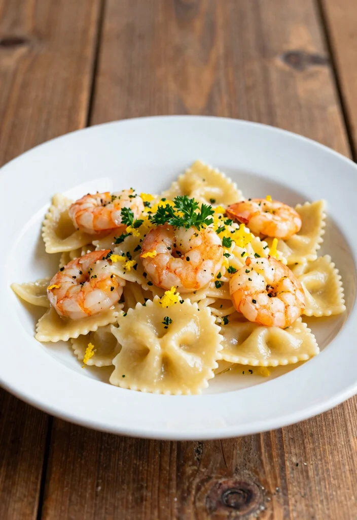 12 Bowtie Pasta Recipes for Fun Shapes and Family Friendly Meals 8. Bowtie Pasta with Lemon Garlic Shrimp 0