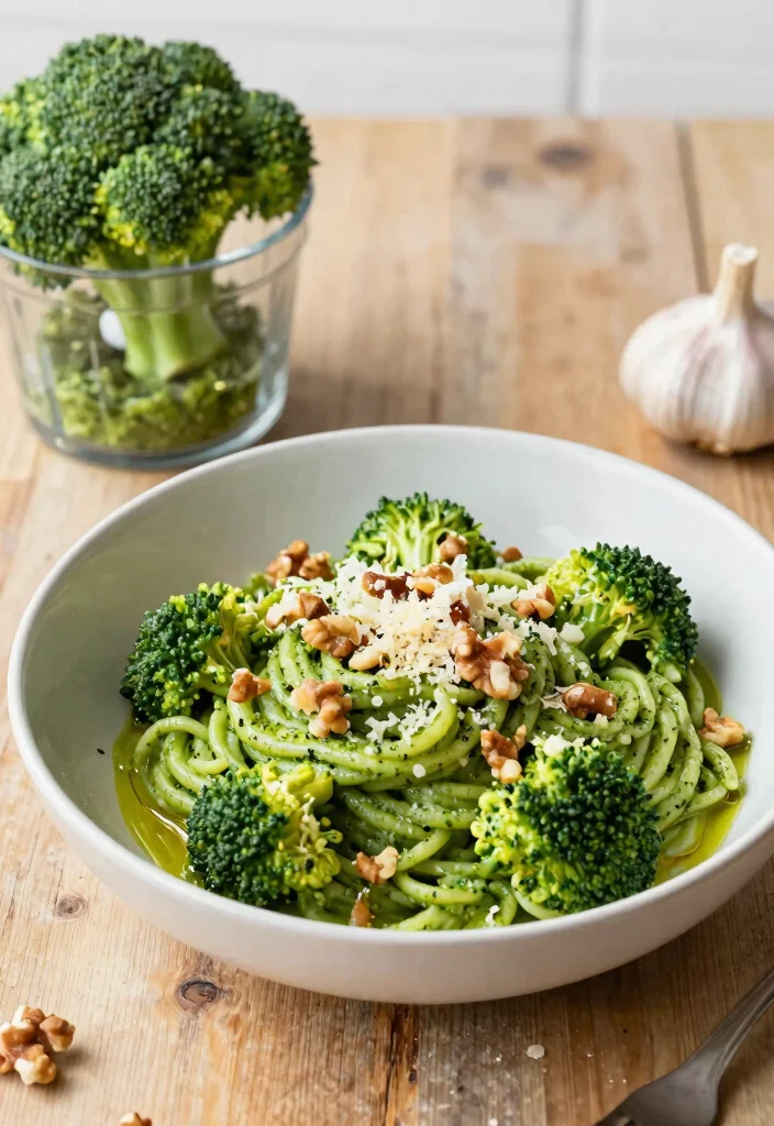 12 Broccoli Pasta Recipes for Fresh Green and Balanced Meals 3. Broccoli Pesto Pasta 0