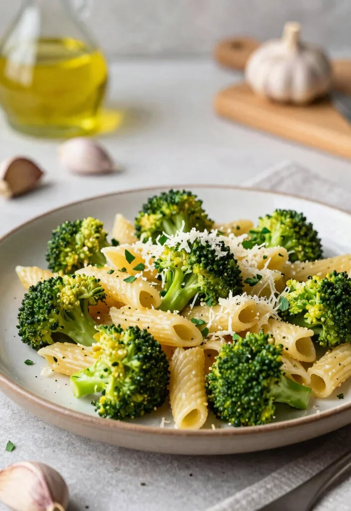12 Broccoli Pasta Recipes for Fresh Green and Balanced Meals 8. Garlic Parmesan Broccoli Pasta 0