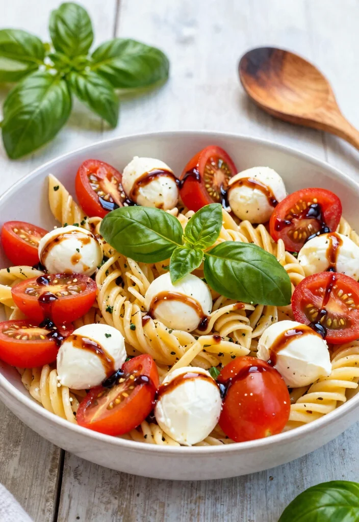 12 Chicken Pasta Recipes for Creamy Hearty and Weeknight Friendly Meals 10. Chicken Caprese Pasta Salad 0