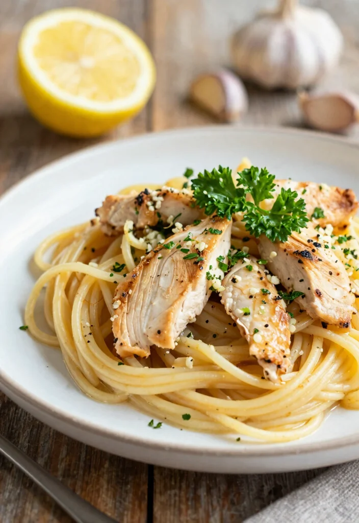12 Easy Chicken and Pasta Recipes for Quick Weeknight Dinners 1. Lemon Garlic Chicken Pasta 0
