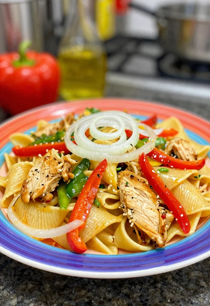 12 Easy Chicken and Pasta Recipes for Quick Weeknight Dinners 9. Chicken Fajita Pasta 0