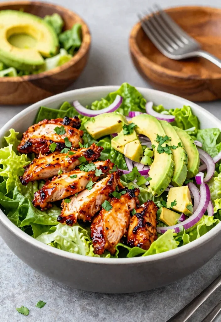 12 Low Carb Chicken Recipes for Healthy Filling and Guilt Free Dinners 10 12 Low Carb Chicken Recipes for Healthy Filling and Guilt Free Dinners 10. BBQ Chicken Salad 0