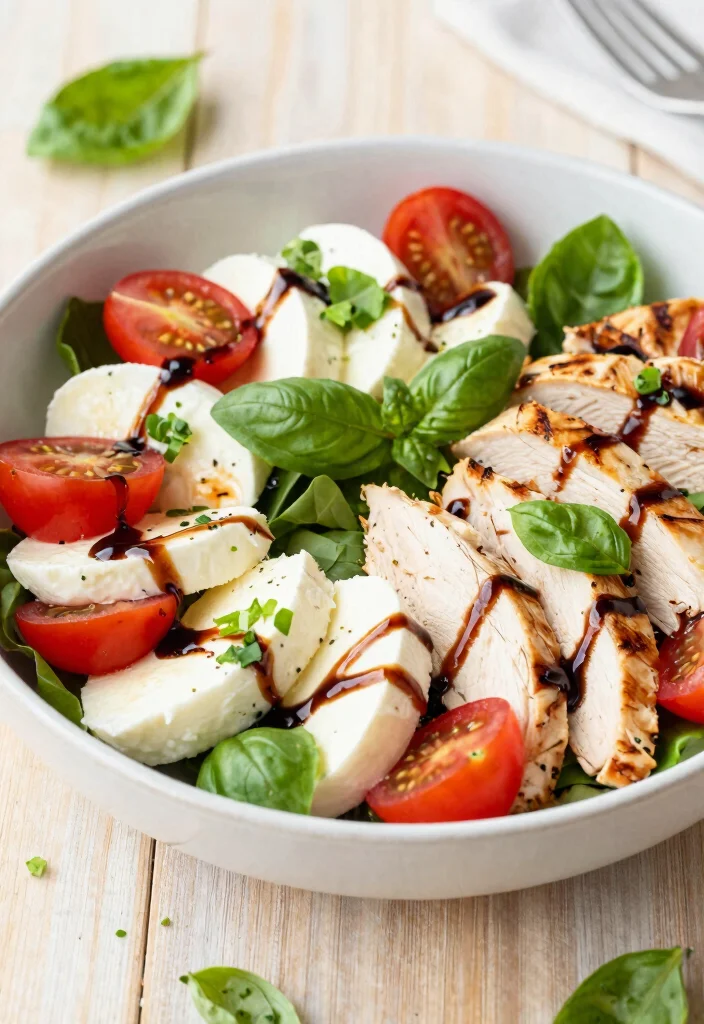 12 Low Carb Chicken Recipes for Healthy Filling and Guilt Free Dinners 9 12 Low Carb Chicken Recipes for Healthy Filling and Guilt Free Dinners 9. Chicken Caprese Salad 0