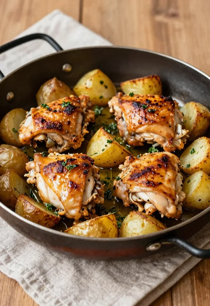 12 Mediterranean Chicken Recipes for Fresh Herby and Wholesome Meals 10. One Pan Greek Chicken with Potatoes 0