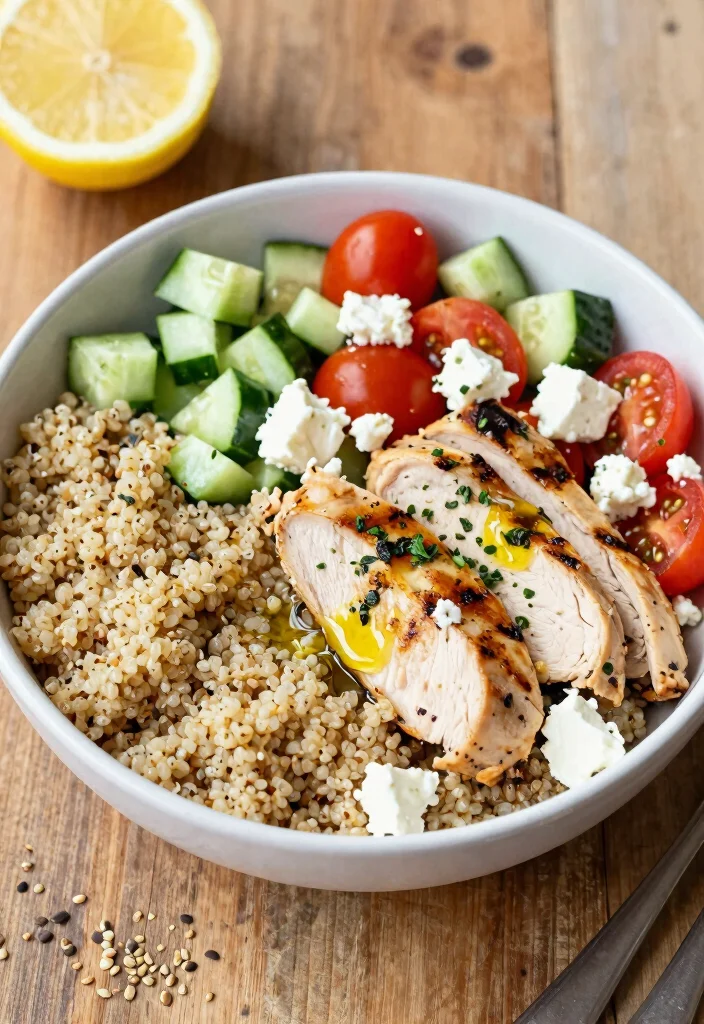 12 Mediterranean Chicken Recipes for Fresh Herby and Wholesome Meals 2. Mediterranean Chicken Bowls with Quinoa 0