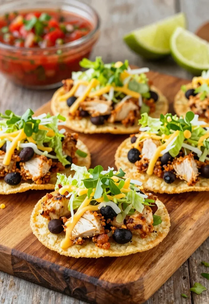 12 Mexican Chicken Recipes for Bold Spicy and Flavor Packed Dinners 11. Chicken and Black Bean Tostadas 0