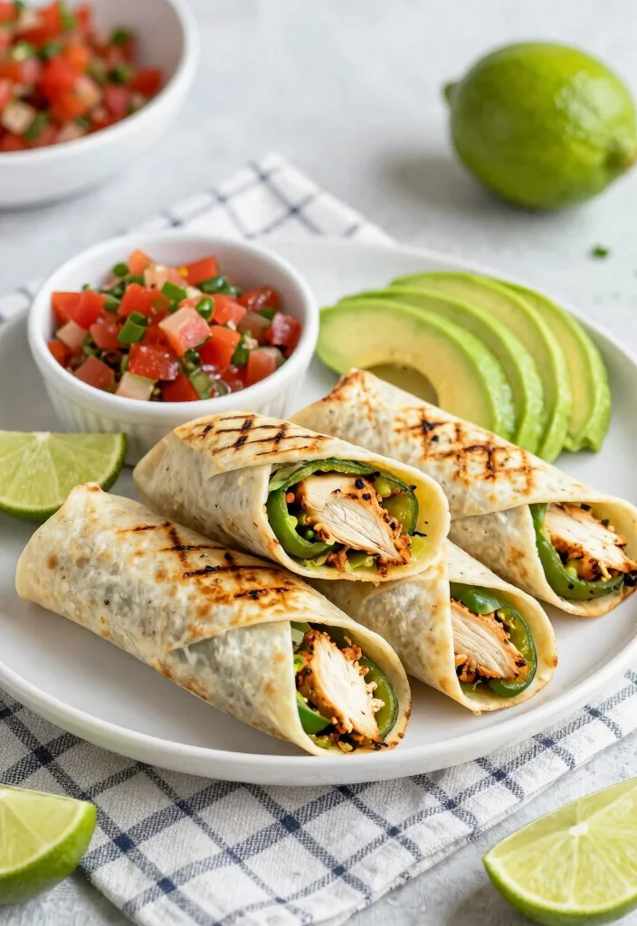 12 Mexican Chicken Recipes for Bold Spicy and Flavor Packed Dinners 2. Grilled Jalapeo Lime Chicken Burritos 0