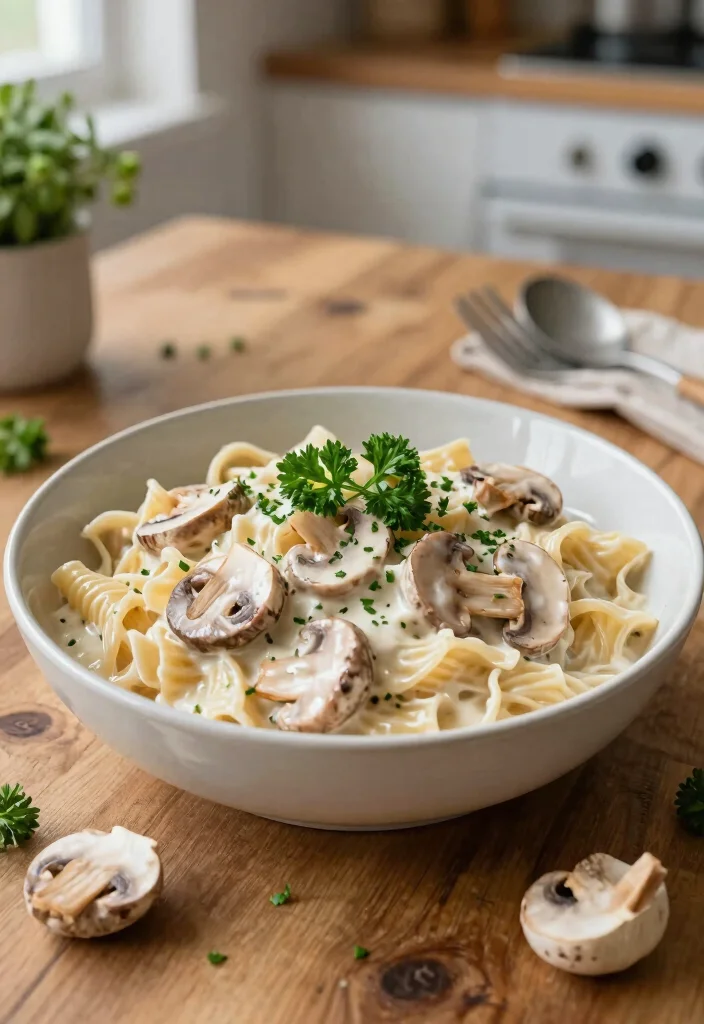 12 Mushroom Pasta Recipes for Savory Rich and Comforting Flavor 1. Creamy Garlic Mushroom Pasta 0