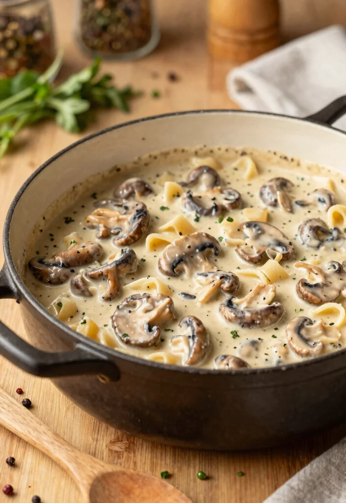12 Mushroom Pasta Recipes for Savory Rich and Comforting Flavor 2. One Pot Mushroom Stroganoff 0