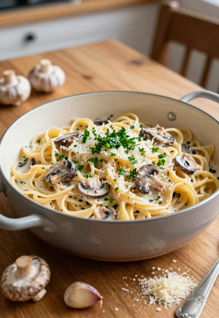 12 One Pot Pasta Recipes for Easy Cleanup and Big Flavor 1 12 One Pot Pasta Recipes for Easy Cleanup and Big Flavor 1. Creamy Garlic Mushroom Pasta 0