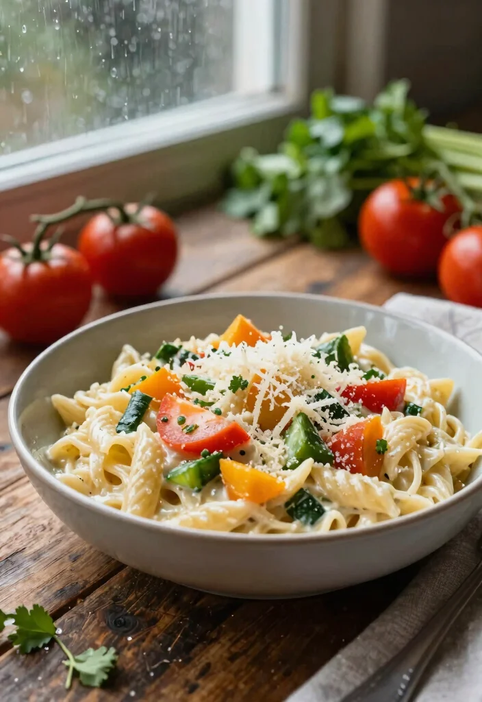 12 One Pot Pasta Recipes for Easy Cleanup and Big Flavor 5 12 One Pot Pasta Recipes for Easy Cleanup and Big Flavor 5. Veggie Alfredo Pasta 0