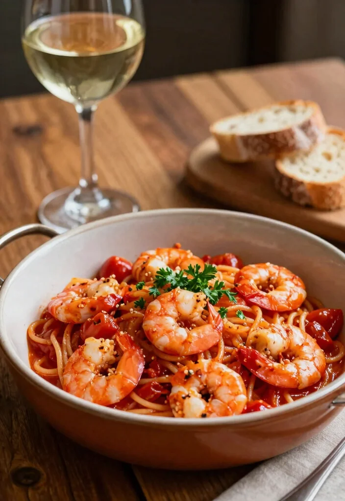 12 Pasta Recipes for Dinner That Are Quick, Satisfying, and Delicious 4 12 Pasta Recipes for Dinner That Are Quick Satisfying and Delicious 4. Spicy Shrimp and Tomato Pasta 0
