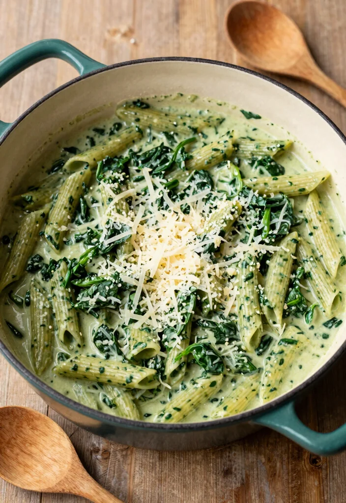 12 Penne Pasta Recipes for Easy Saucy and Versatile Meals 3. One Pot Creamy Spinach Penne 0