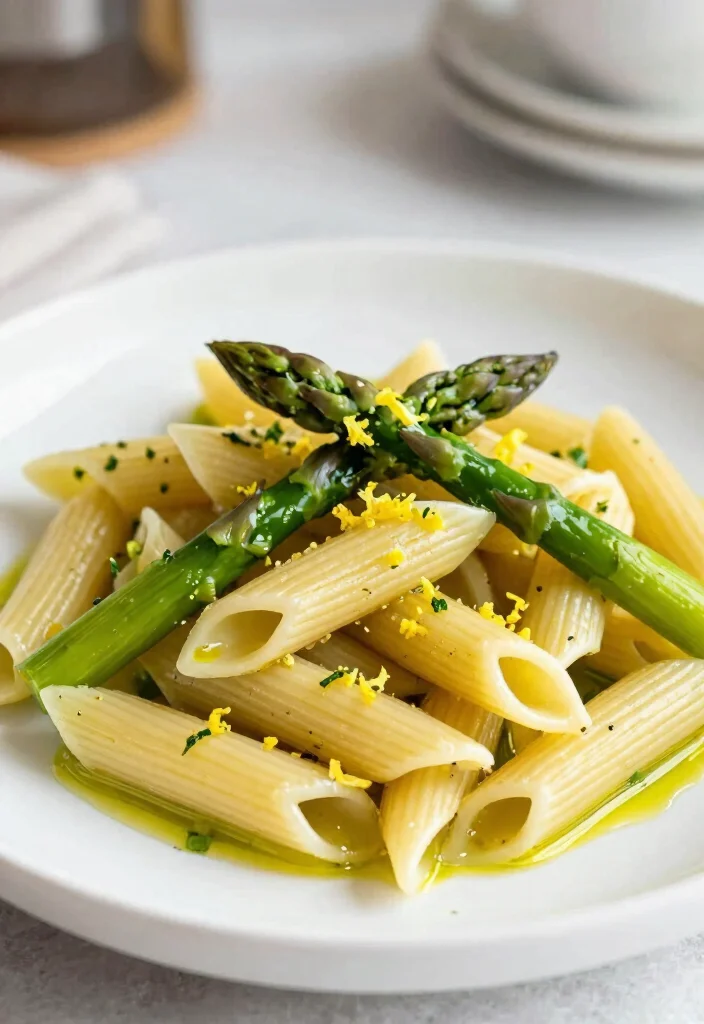 12 Penne Pasta Recipes for Easy Saucy and Versatile Meals 5. Lemon Herb Penne with Asparagus 0