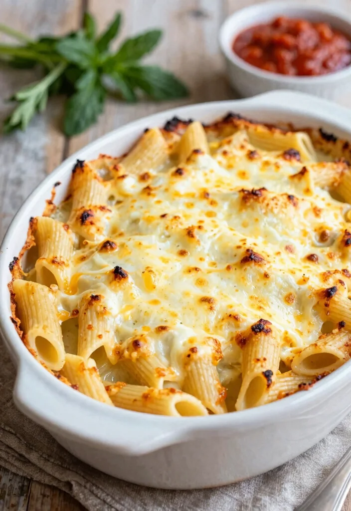 12 Penne Pasta Recipes for Easy Saucy and Versatile Meals 9. Baked Penne with Cheese 0