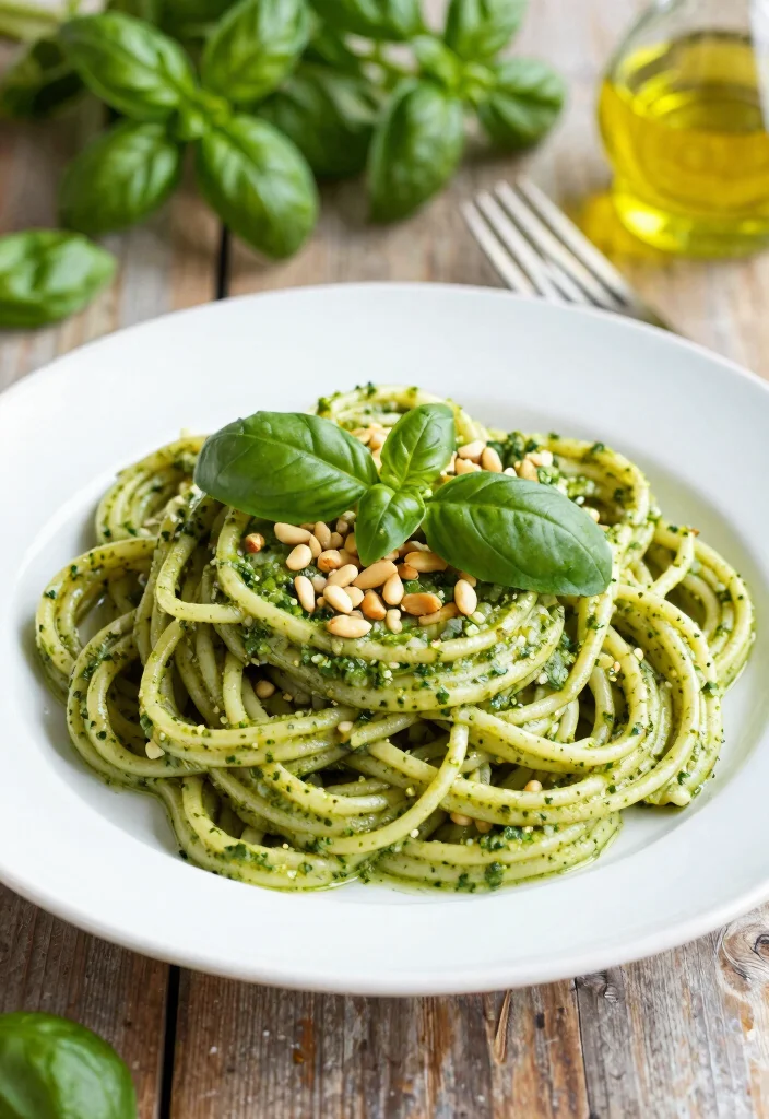 12 Pesto Pasta Recipes for Fresh Herby and Flavor Packed Dinners 1. Classic Basil Pesto Pasta 0