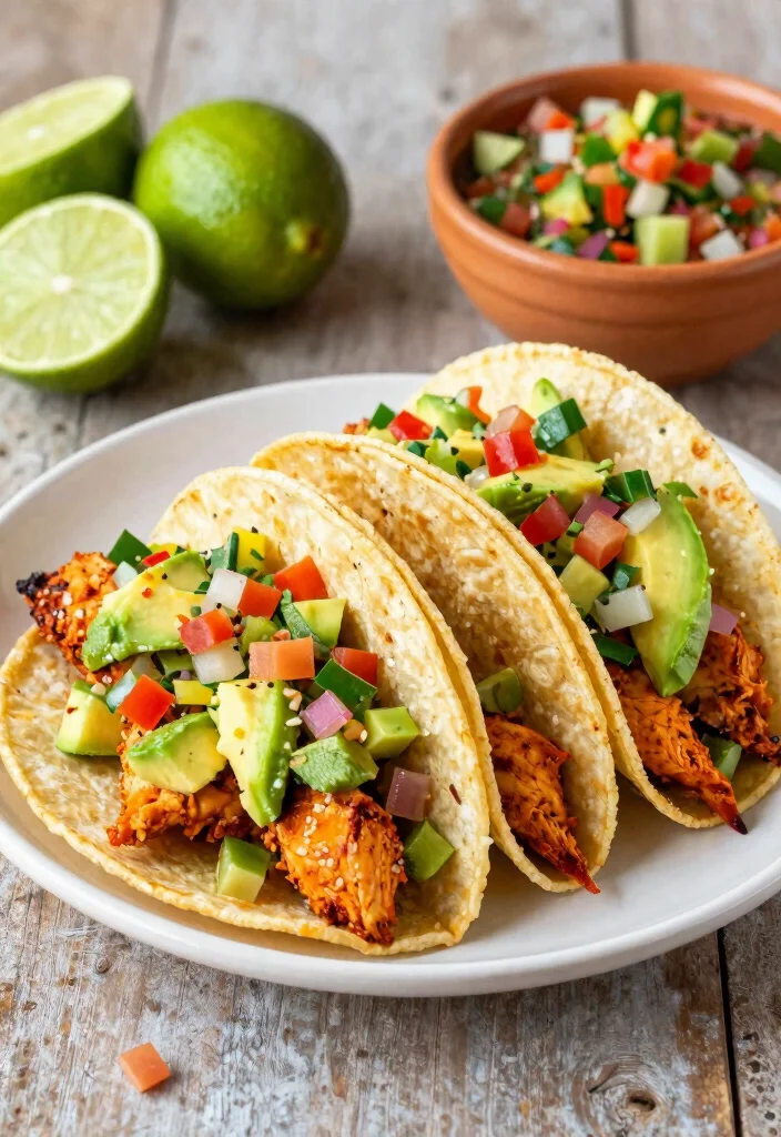12 Quick Chicken Recipes for Busy Weeknights and Fast Results 12. Chicken Tacos with Avocado Salsa 0