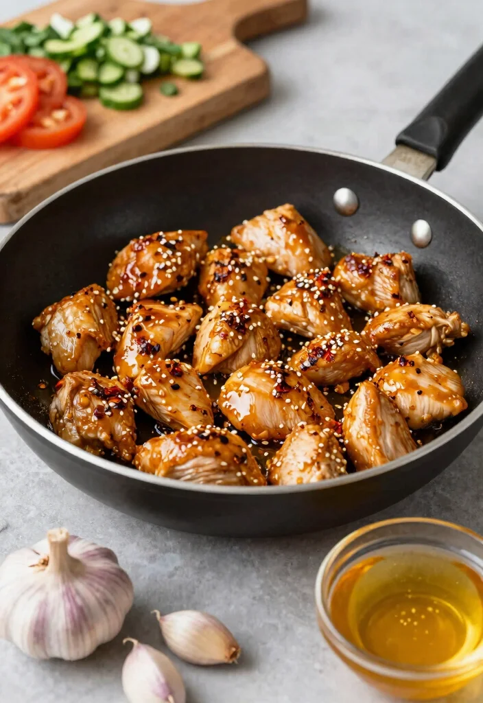 12 Quick Chicken Recipes for Busy Weeknights and Fast Results 4. Spicy Honey Garlic Chicken 0