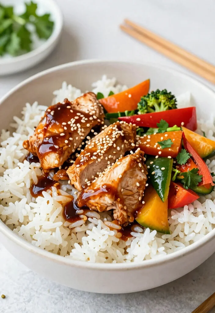 12 Quick Chicken Recipes for Busy Weeknights and Fast Results 8. Teriyaki Chicken Rice Bowls 0