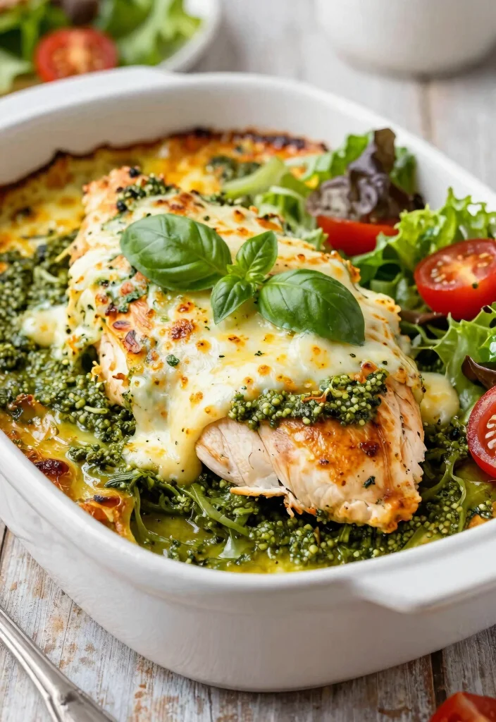 12 Quick Chicken Recipes for Fast Simple and Reliable Dinners 6 12 Quick Chicken Recipes for Fast Simple and Reliable Dinners 6. Baked Pesto Chicken 0