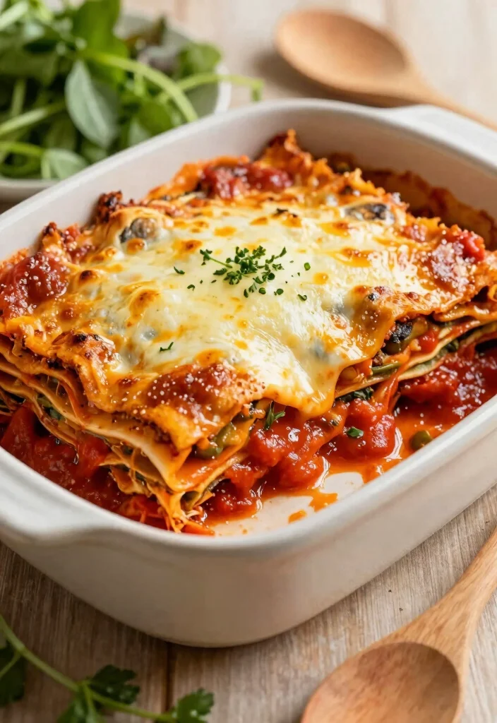 12 Red Sauce Pasta Recipes for Classic Tomato Rich Comfort 3. Veggie Lasagna with Marinara 0