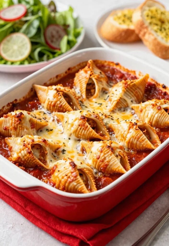 12 Red Sauce Pasta Recipes for Classic Tomato Rich Comfort 7. Vegetarian Stuffed Shells 0