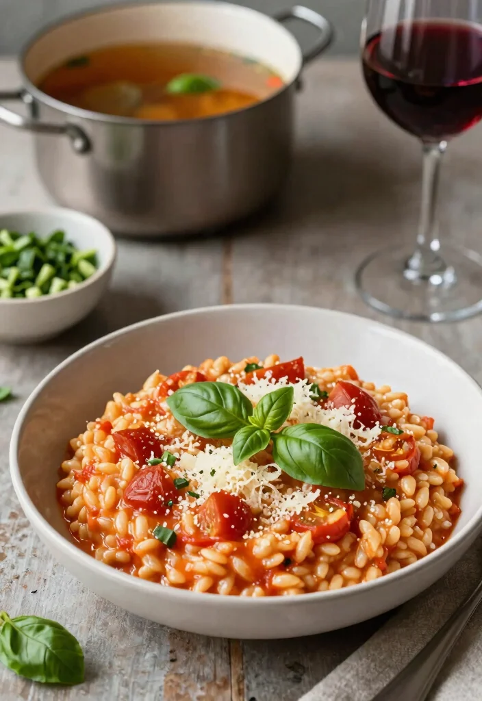 12 Red Sauce Pasta Recipes for Classic Tomato Rich Comfort 8. Tomato Basil Risotto 0