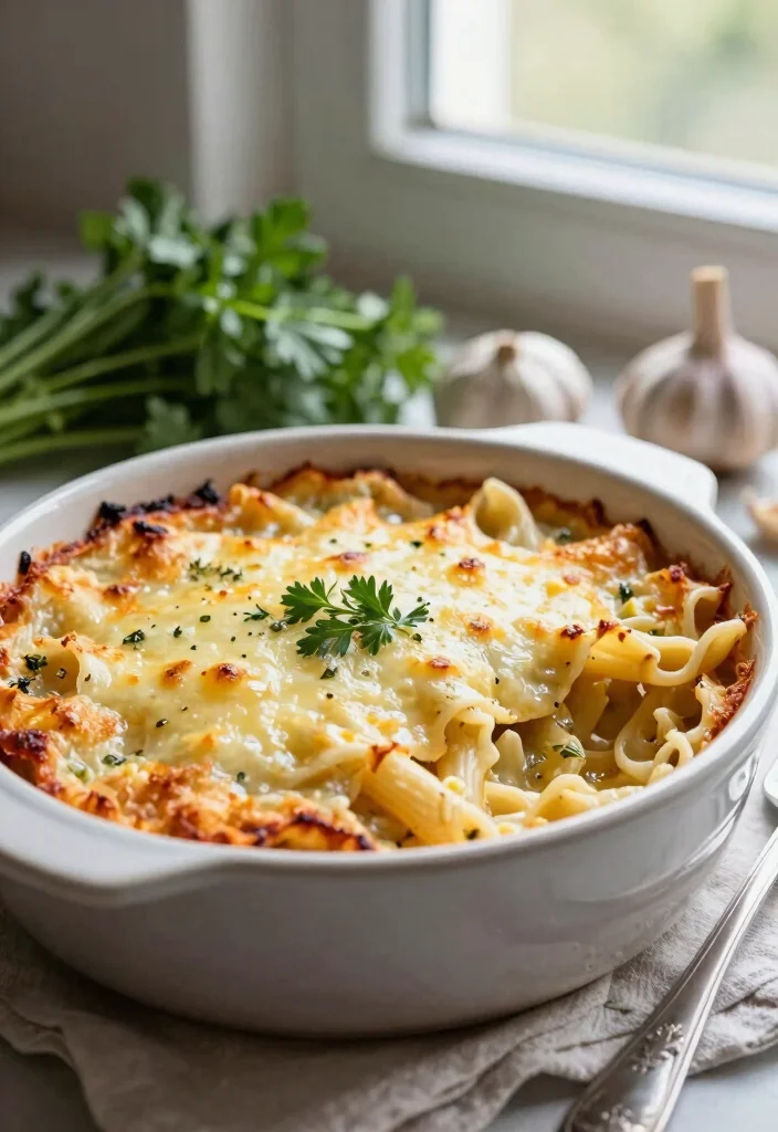 14 Baked Pasta Recipes for Cheesy Cozy and Oven Ready Comfort 8 14 Baked Pasta Recipes for Cheesy Cozy and Oven Ready Comfort 8. Garlic and Herb Pasta Bake 0