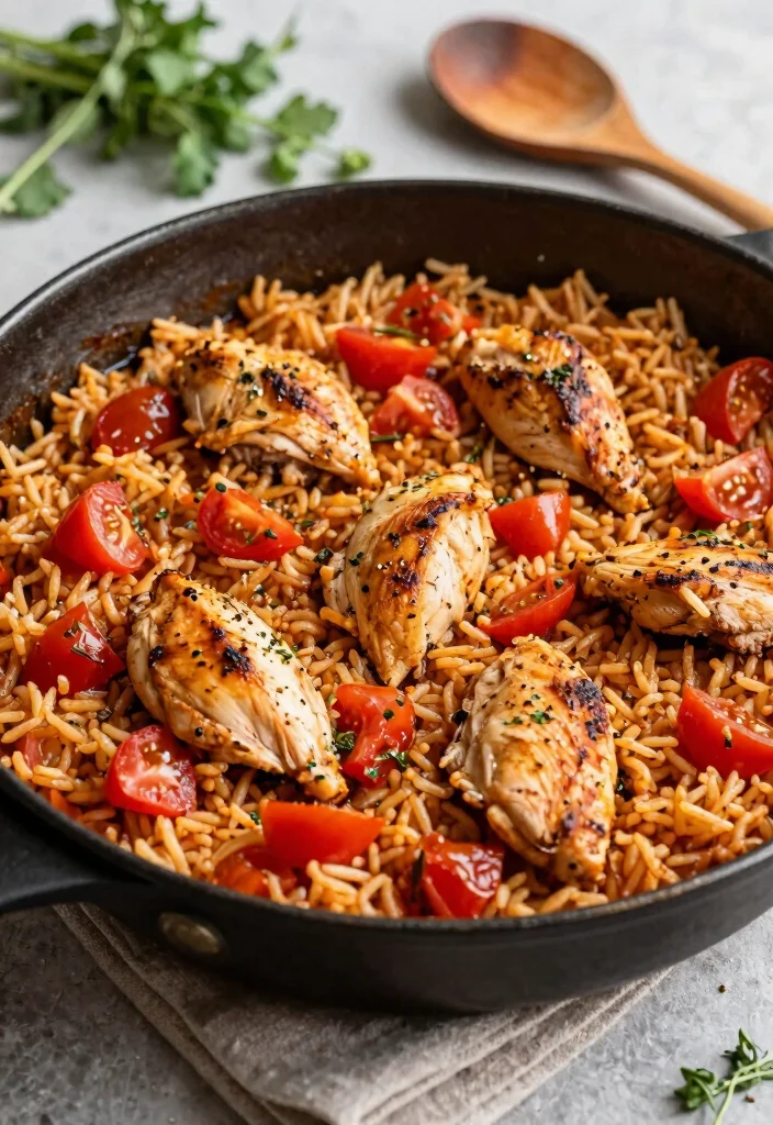 14 Easy Chicken Recipes for Quick Simple and Stress Free Cooking 6. One Pan Italian Chicken and Rice 0