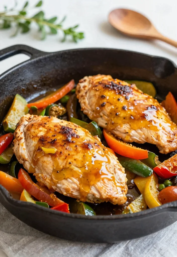 14 Easy Chicken Recipes for Quick Simple and Stress Free Cooking 8. Honey Mustard Chicken Skillet 0