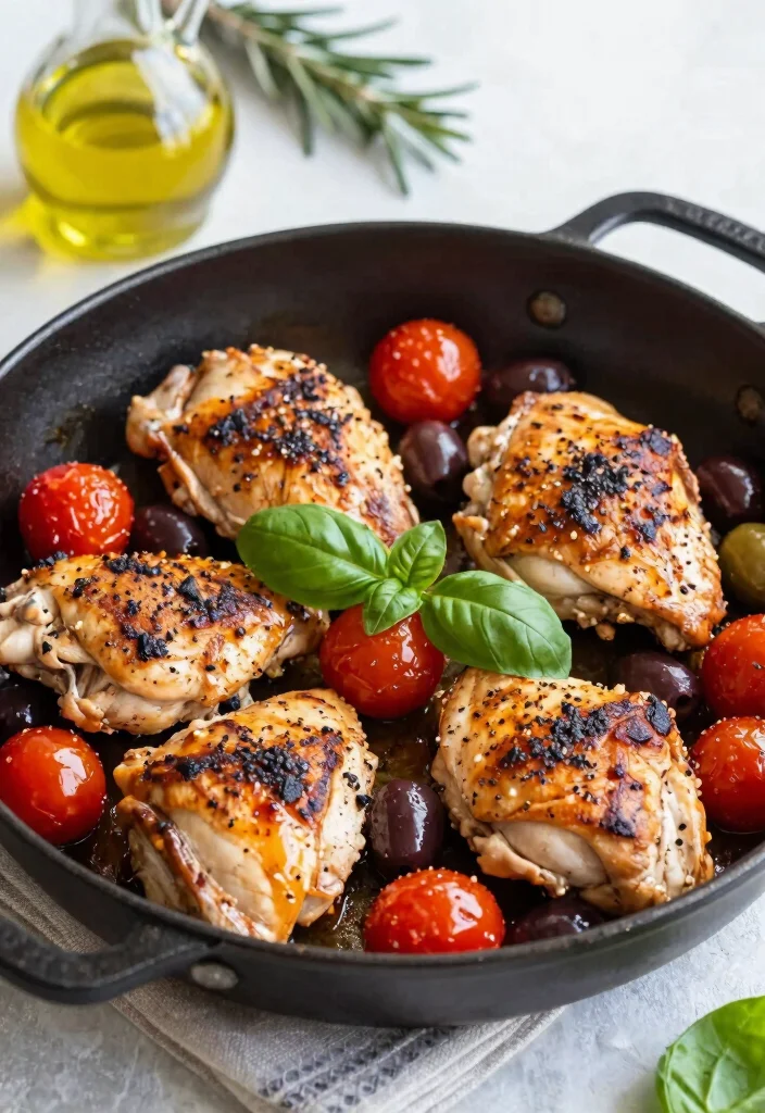 14 Easy Chicken Recipes for Quick Simple and Stress Free Cooking 9. One Pan Mediterranean Chicken 0
