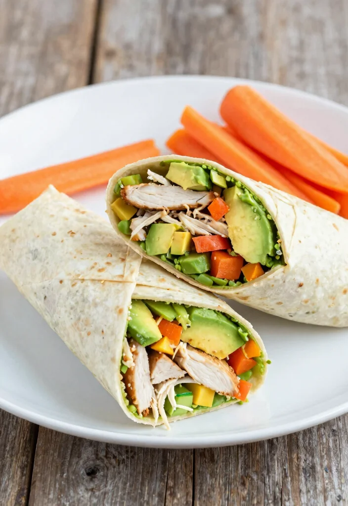 14 Healthy Chicken Recipes for Light Nutritious and Satisfying Meals 6 14 Healthy Chicken Recipes for Light Nutritious and Satisfying Meals 6. Chicken Avocado Wrap 0