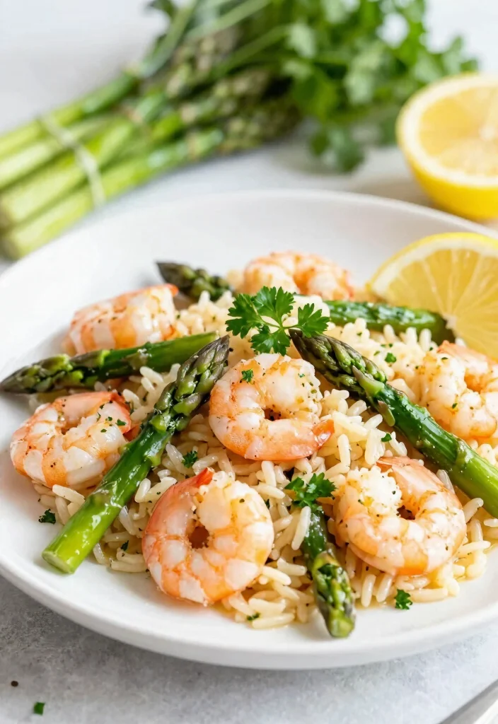 14 Healthy Pasta Recipes for Light Nutritious and Satisfying Meals 7. Shrimp and Asparagus Brown Rice Pasta 0