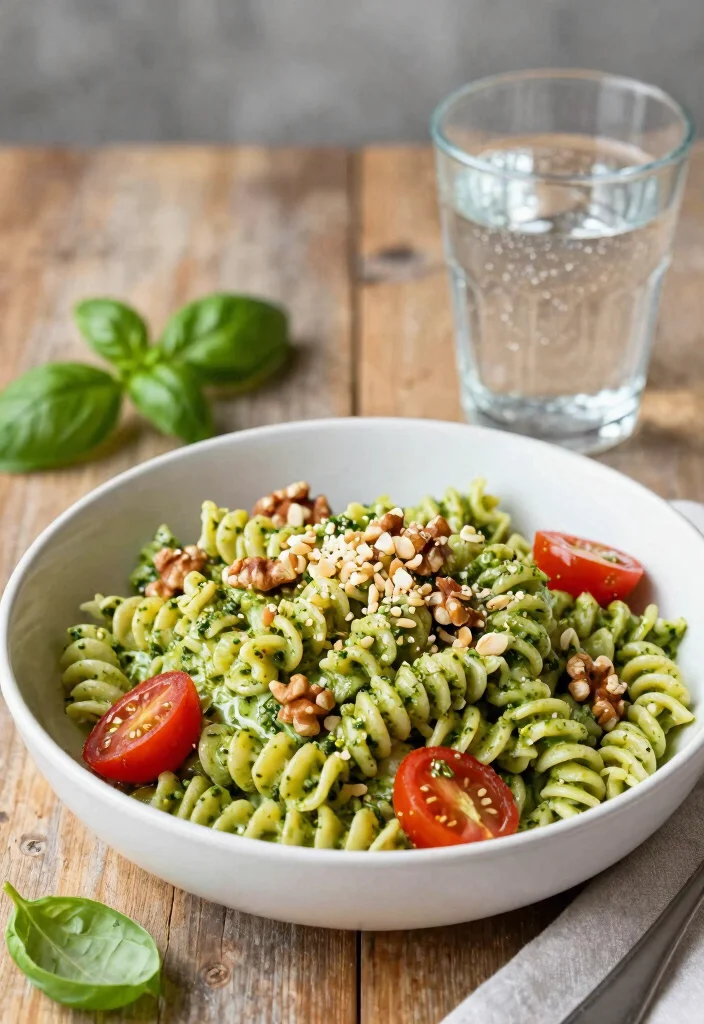 14 Vegetarian Pasta Recipes for Flavor Packed Meat Free Dinners 1. Creamy Vegan Pesto Pasta 0
