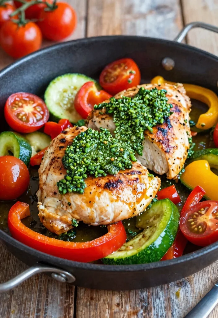 16 Best Chicken Recipes for Tried True and Crowd Loved Meals 2 16 Best Chicken Recipes for Tried True and Crowd Loved Meals 2. One Pan Pesto Chicken and Veggies 0