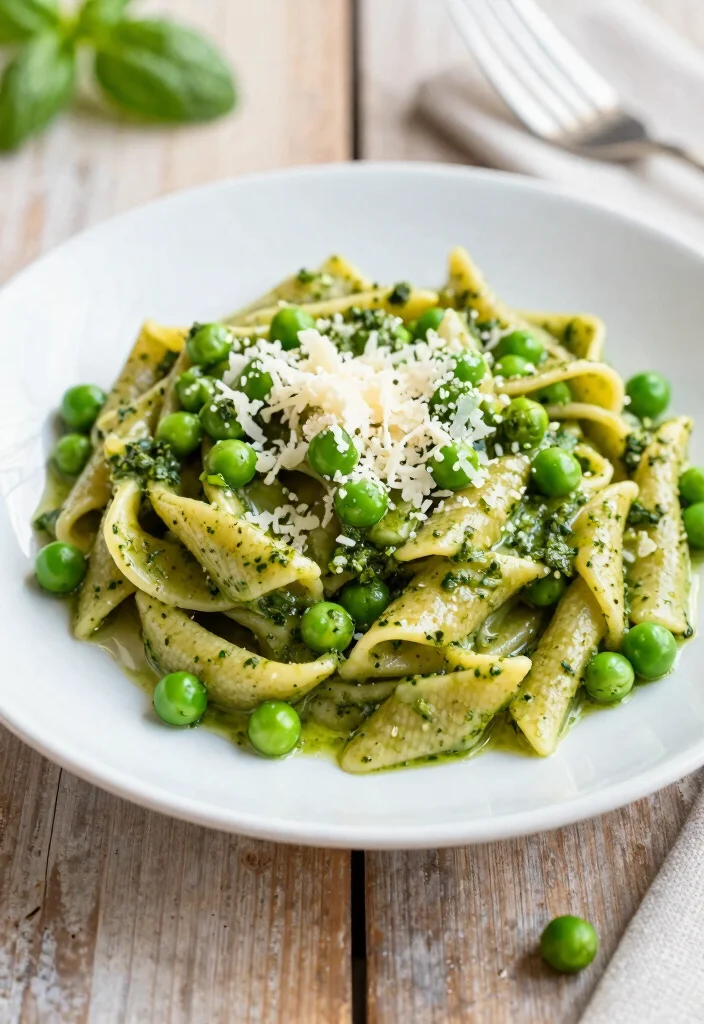 16 Best Pasta Recipes for Tried and True Family Favorites 11. Whole Wheat Pasta with Pesto and Peas 0