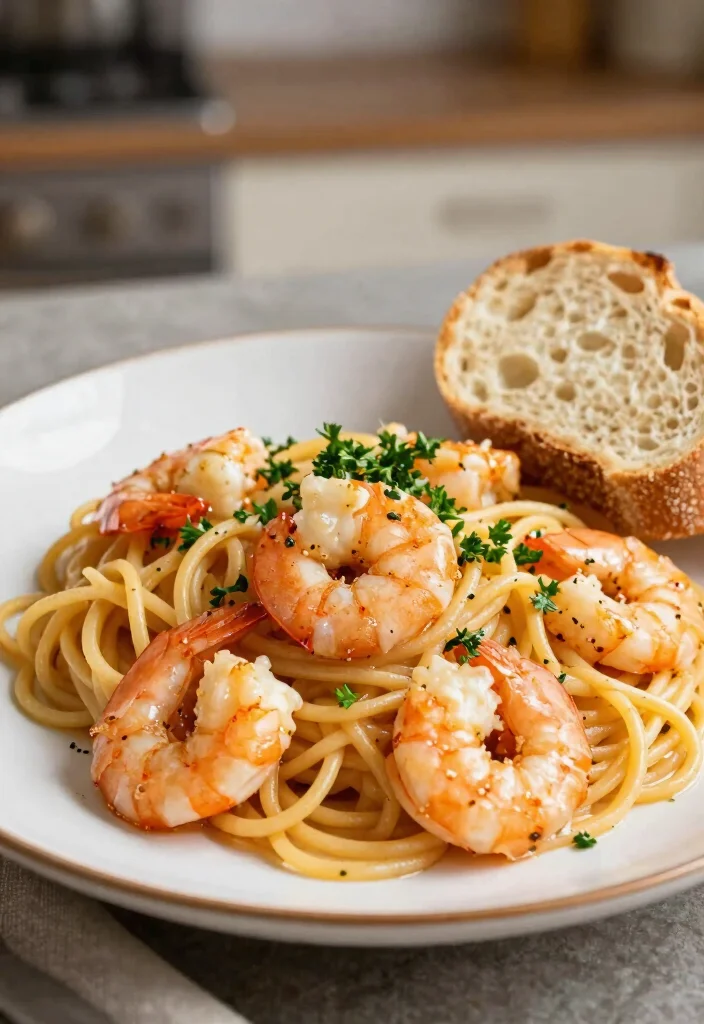 16 Best Pasta Recipes for Tried and True Family Favorites 15. Whole Wheat Shrimp Scampi Pasta 0