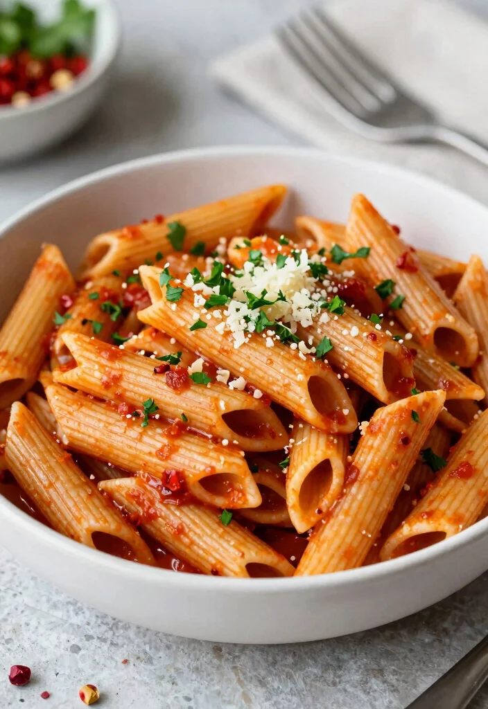 16 Best Pasta Recipes for Tried and True Family Favorites 4. Spicy Whole Wheat Penne Arrabbiata 0