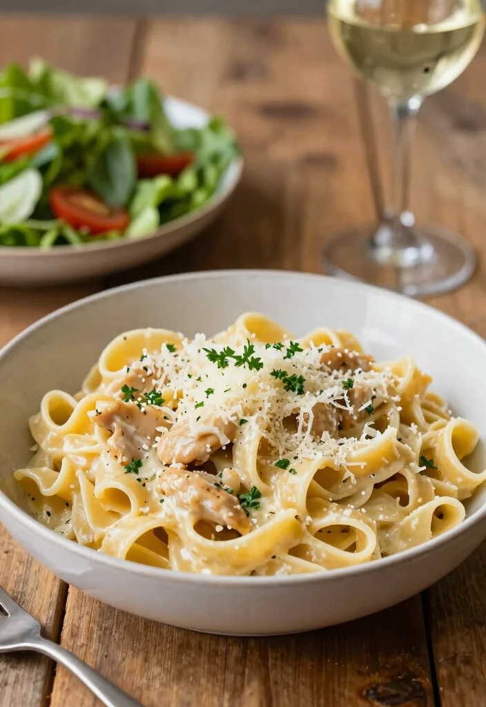 16 Chicken Pasta Recipes for Hearty Family Friendly Weeknight Meals 4. One Pot Chicken Alfredo Pasta 0